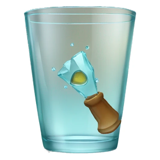 Gebroken glas sticker