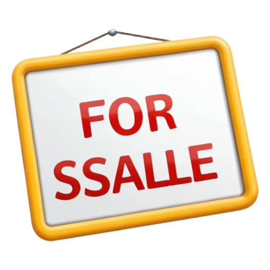 For Sale Sign sticker