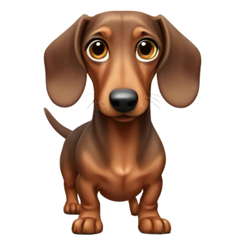 Wiener dog sticker