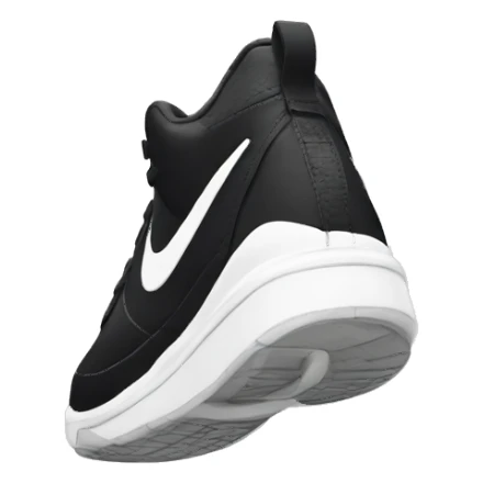 Black white Nike  sticker