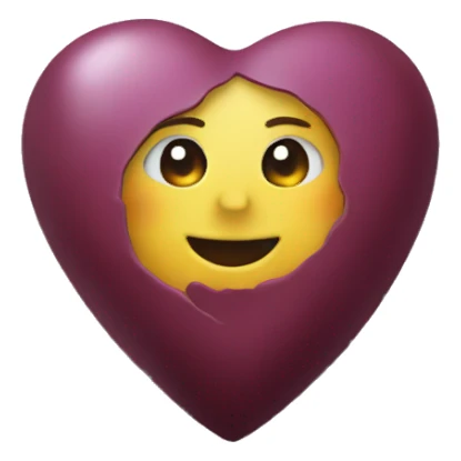 Heart in Bordeaux  sticker