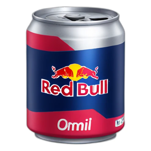 Red bull energy sticker