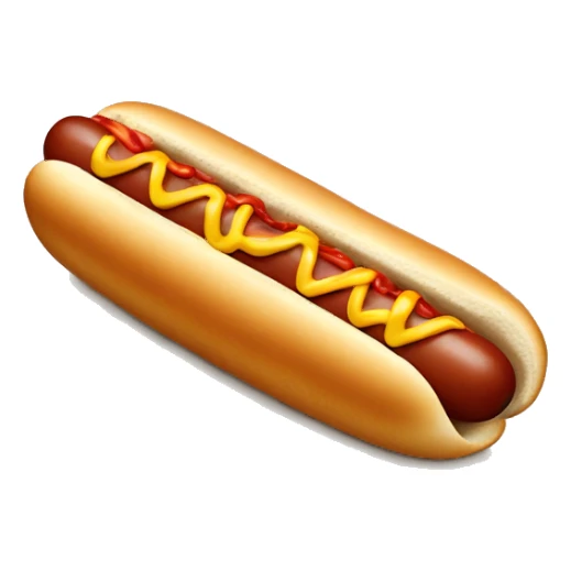 a hotdog sticker