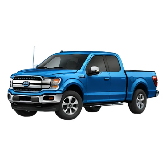 Blue 2021 f150  sticker