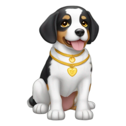 Appenzeller Sennenhund as angel sticker
