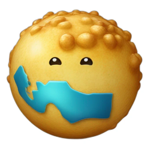 Eine Kugel mit der Inschrift GLOBE OIL sticker