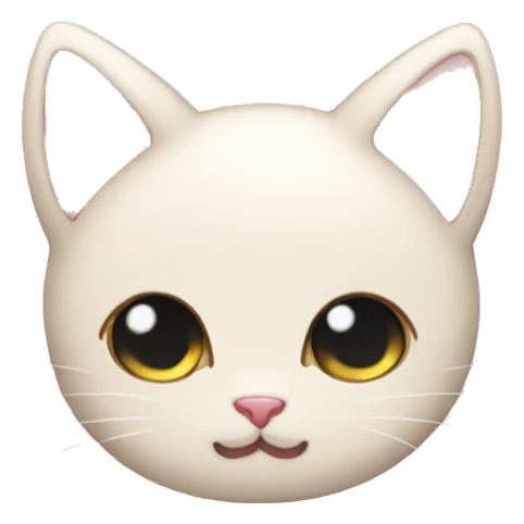 heart cat ear cute kawaii sticker