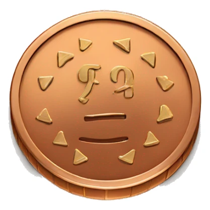 penny coin sticker