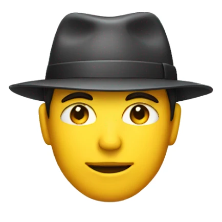 a man wearing a hat with the word 'FORM' written on it sticker