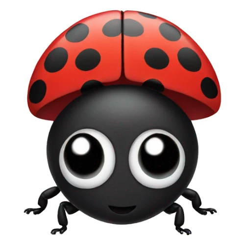 Happy birthday ladybug sticker