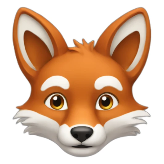 renard qui dit salut sticker