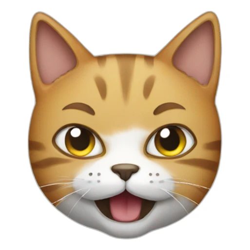 Cat shut Up sign sticker