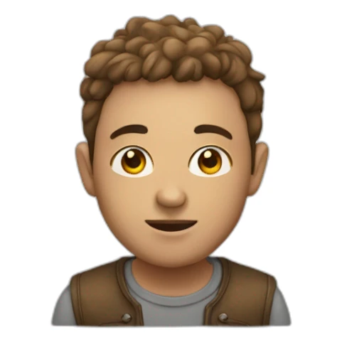 Humano calvo sticker