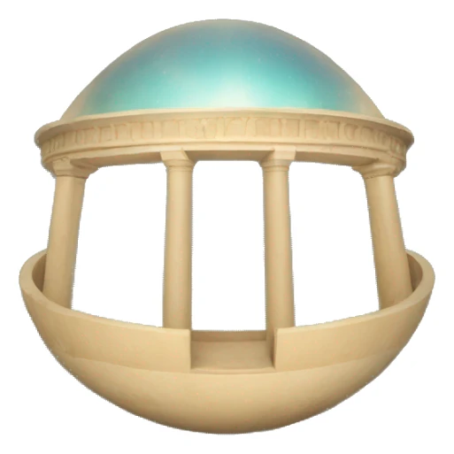 Celestial dome in Alexandria Egypt  sticker