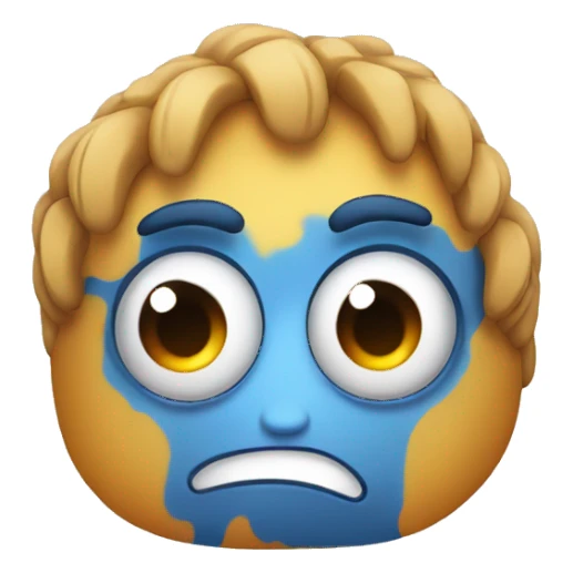 angry foot with eyes sticker