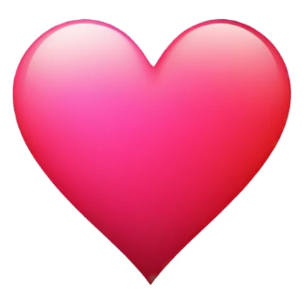 red pink heart sticker