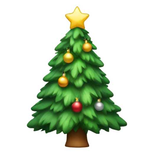 cozy christmas tree  sticker