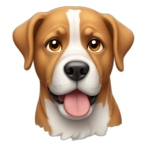 dog thinking sticker