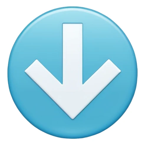 A small solid cyan-blue circle with a centered bright white check mark, clean and minimal, symbolizing trust and distinction. sticker