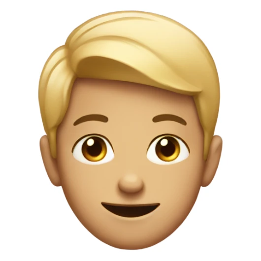 Boy smirking  sticker