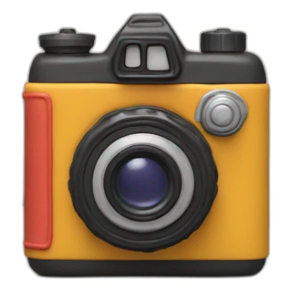 Plasticine Old Film Camera sticker