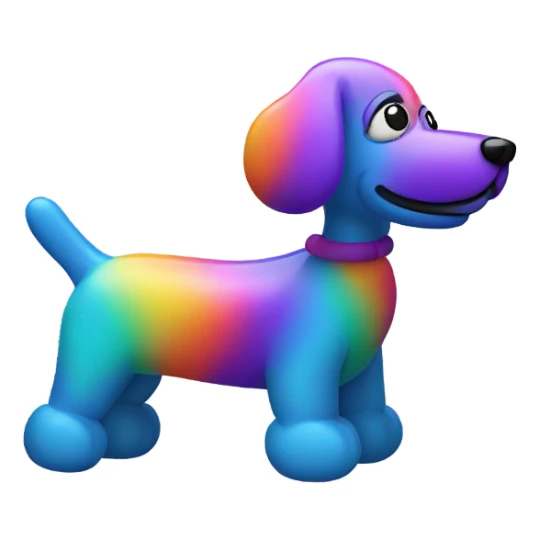 Balloon animal sticker