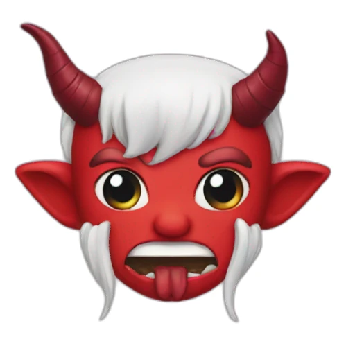 devil bow sticker