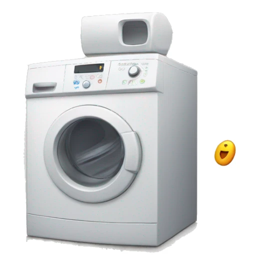 Washer and dryer sticker