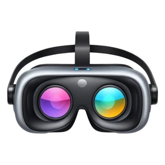 futuistic vr glasses sticker