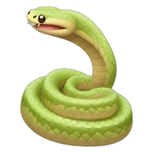 Cute little Chubby Snake  sticker