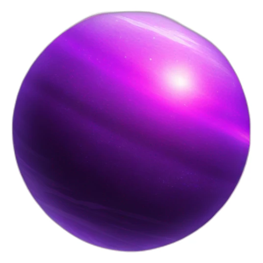 purple planet , lazer beam sticker