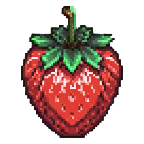 strawberry tanghulu sticker