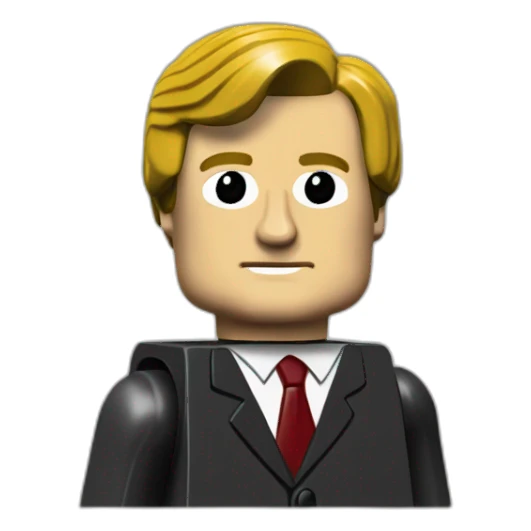 saul goodman as legos sticker