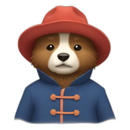 japanese-paddington sticker