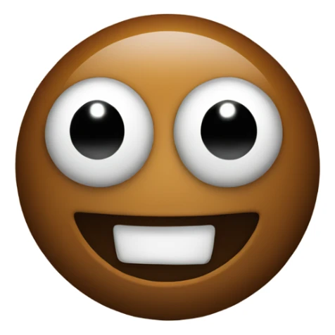 Brown gas with a smiley face sticker