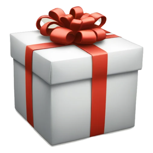 Christmas present sticker