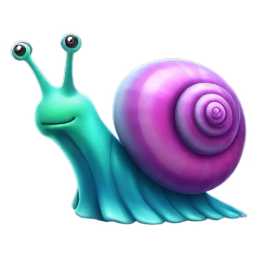 Disco snail sticker