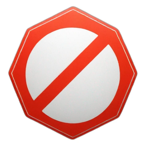 stop sign sticker