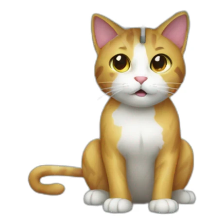 cat in the rain sticker