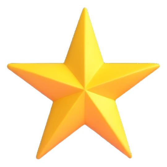 bright shining star sticker