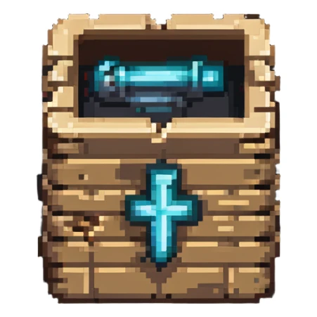 2d power up crate with speed boost symbol sticker