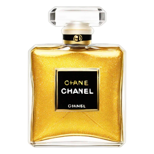Chanel perfume gold sticker