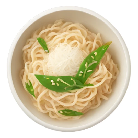 Flat rice noodles with flying wings sticker