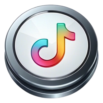 Tiktok verified tik button sticker