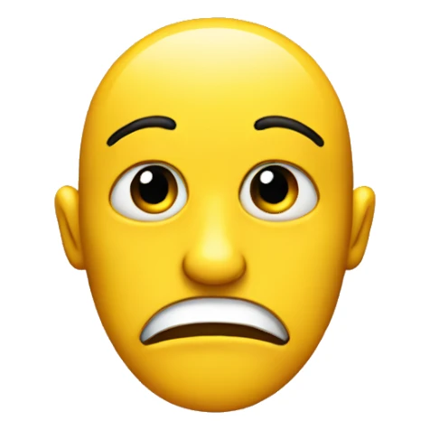 Yellow emoji side eye sticker