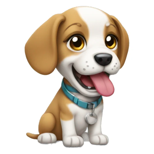 Beat boxing puppy sticker