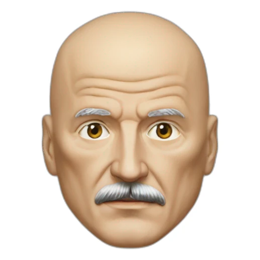 lukashenko in iron man mask only head sticker