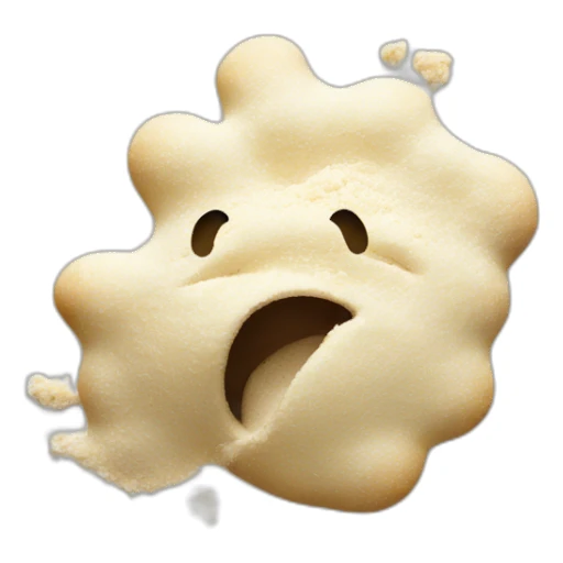 nose sniffing flour sticker