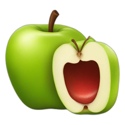 Appelmoes met biefstuk sticker