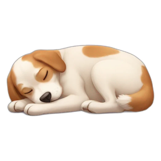 Dog sleep sticker